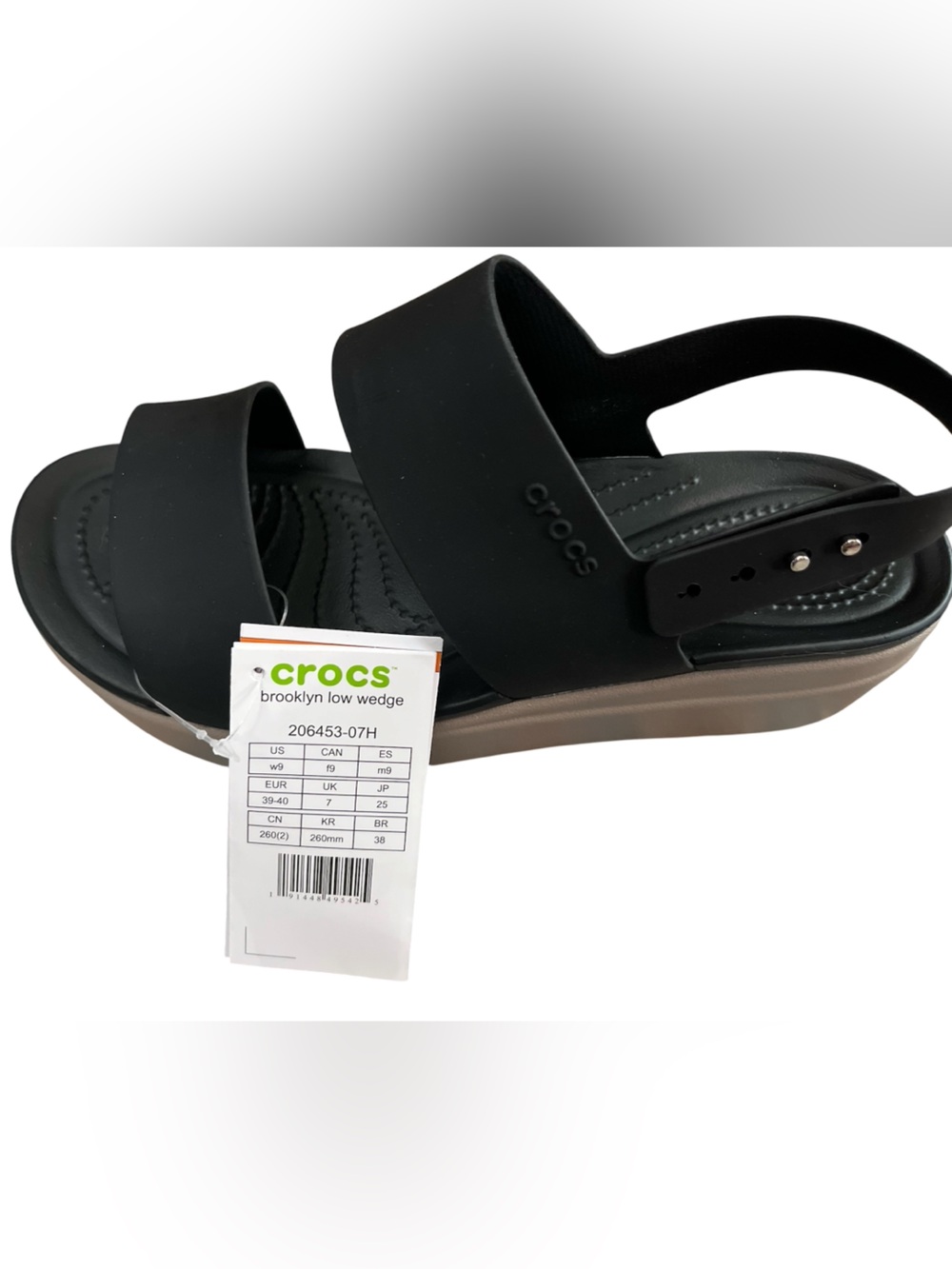 NWT Brooklyn Low Wedge Crocs Women’s Size 9 - Picture 8 of 10